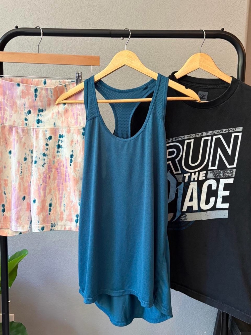 Athletic Set Bundle of 3 size mediums- shorts, tank top, shirt